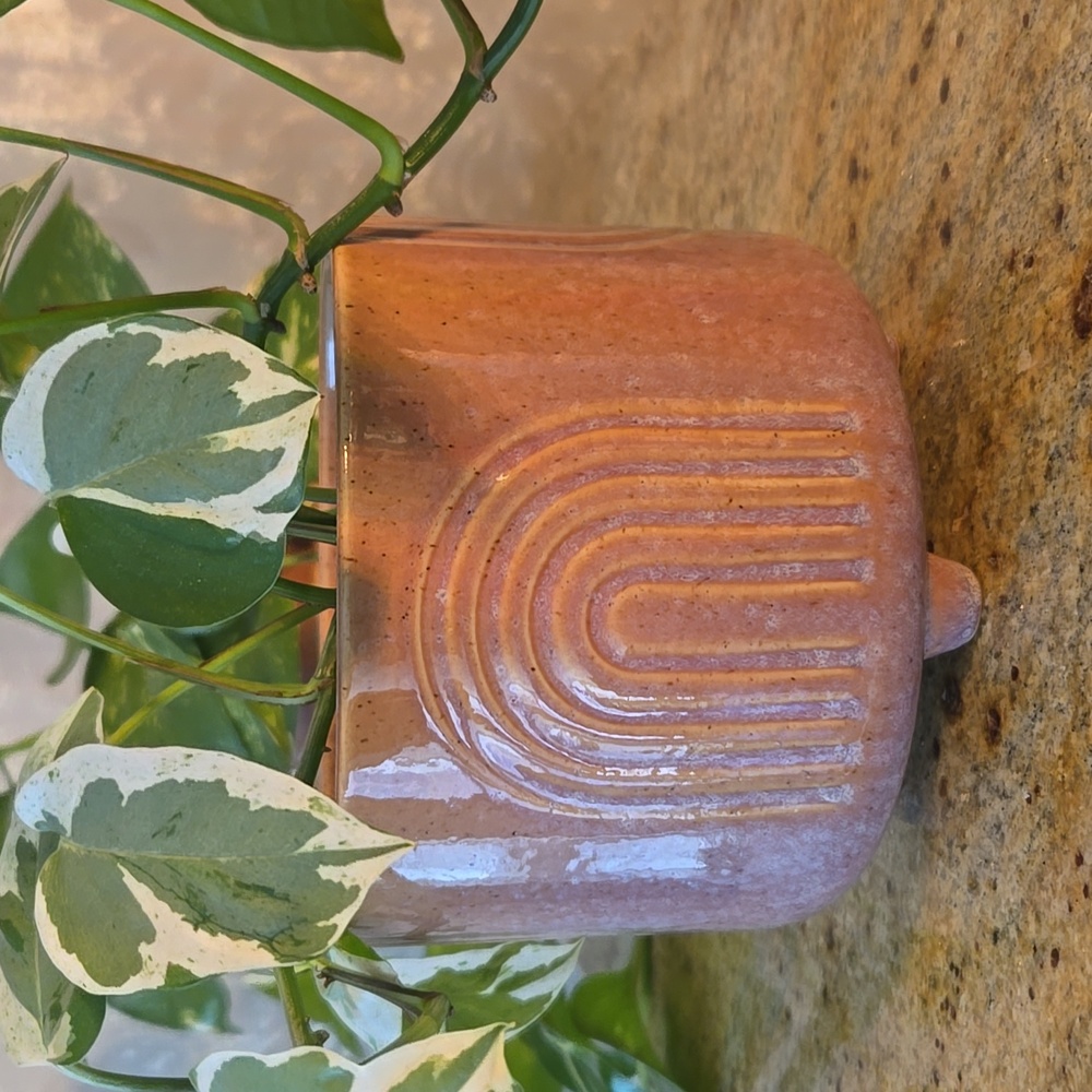 Pink Ceramic Planter